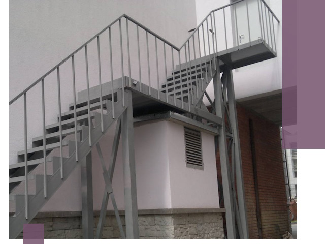 Монтаж пожарных лестниц под ключ в Шелехове с гарантией качества