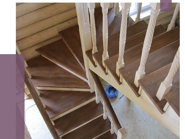 Реставрация деревянных лестниц в Шелехове от 4500 руб.