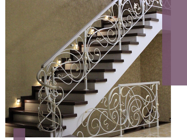 Кованые лестницы под ключ в Шелехове — изготовление и монтаж