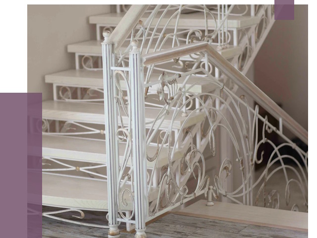 Изготовление кованых лестниц на заказ в Шелехове от 91078 руб. | ПРОЛЁТ-Шлх