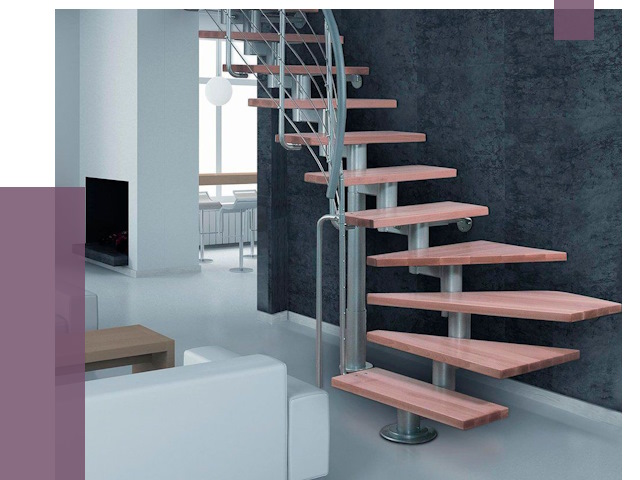 Модульные лестницы в Шелехове от 17680 руб. — купить в ПРОЛЁТ-Шлх