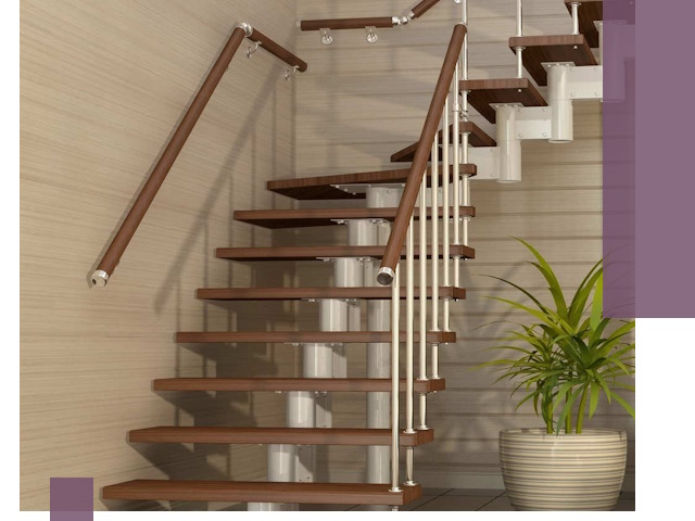 Изготовление модульных лестниц под ключ в Шелехове