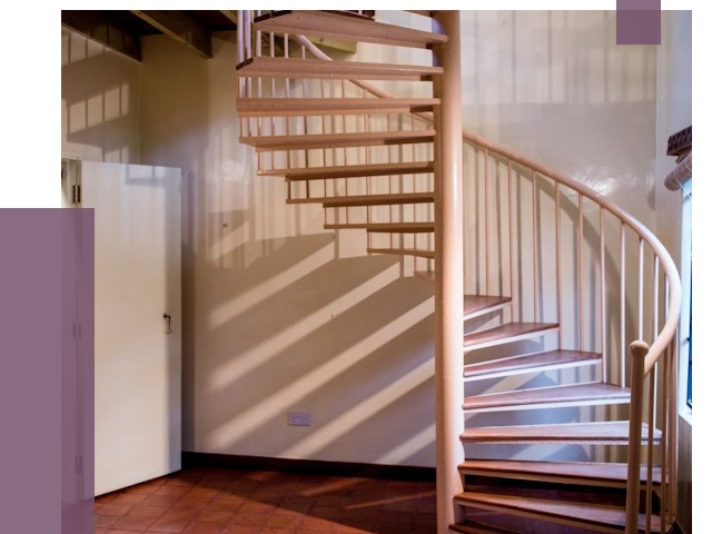 Изготовление винтовых лестниц на заказ в Шелехове от 79827 руб. | ПРОЛЁТ-Шлх