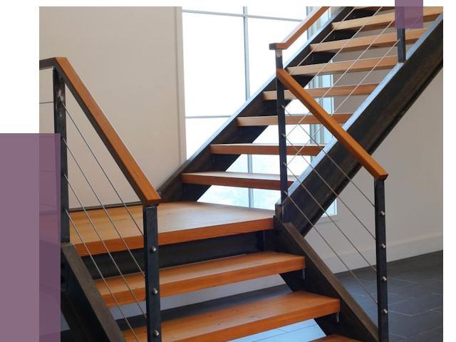 Изготовление лестниц на металлокаркасе в Шелехове от 19823 руб. | ПРОЛЁТ-Шлх
