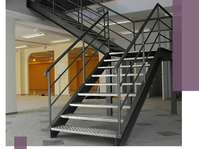 Лестницы для офиса в Шелехове: изготовление, монтаж, демонтаж