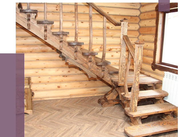 Лестницы в баню в Шелехове от 20037 руб. — изготовление | ПРОЛЁТ-Шлх