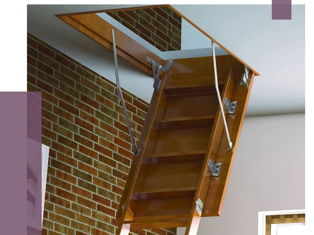 Установка чердачной лестницы в Шелехове от 8197 руб. | ПРОЛЁТ-Шлх