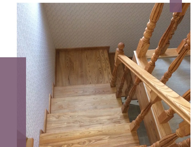 Сосновые лестницы в Шелехове под ключ от 8465 руб.  | ПРОЛЁТ-Шлх