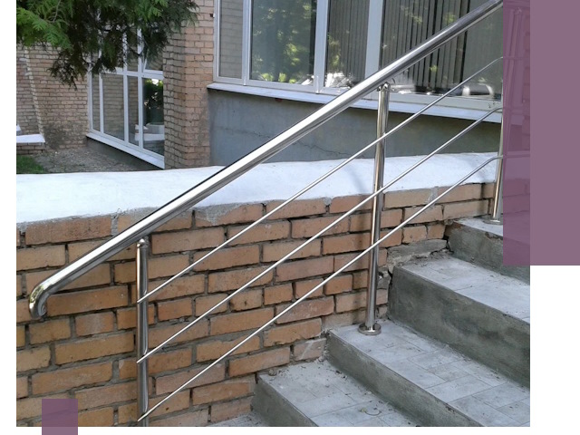 Перила из нержавеющей стали высокого качества в Шелехове