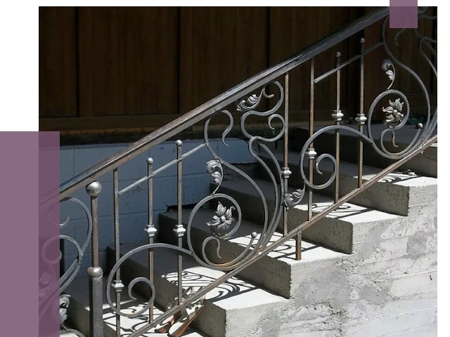 Кованые перила в Шелехове от 9108 руб. под ключ — качество от ПРОЛЁТ-Шлх
