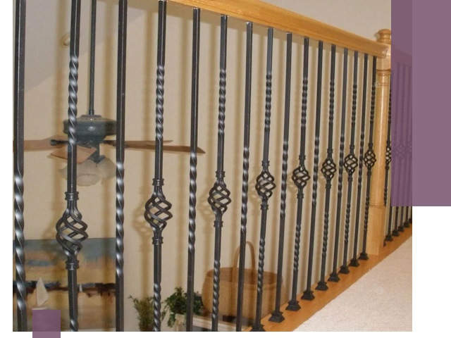 Изготовление и монтаж кованных перил в Шелехове под ключ