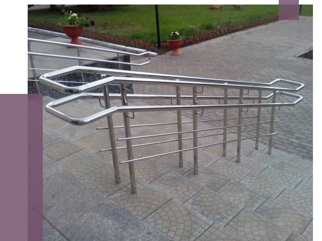 Перила для инвалидов в Шелехове от 7951 руб. под ключ | ПРОЛЁТ-Шлх