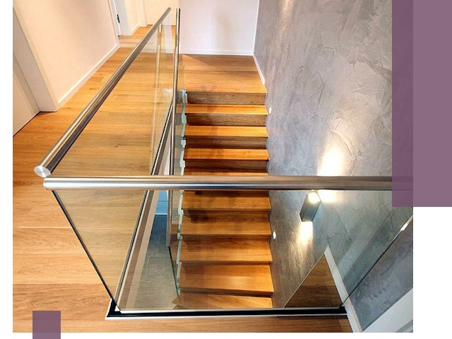 Перила для лестницы в доме — изготовление и монтаж в Шелехове