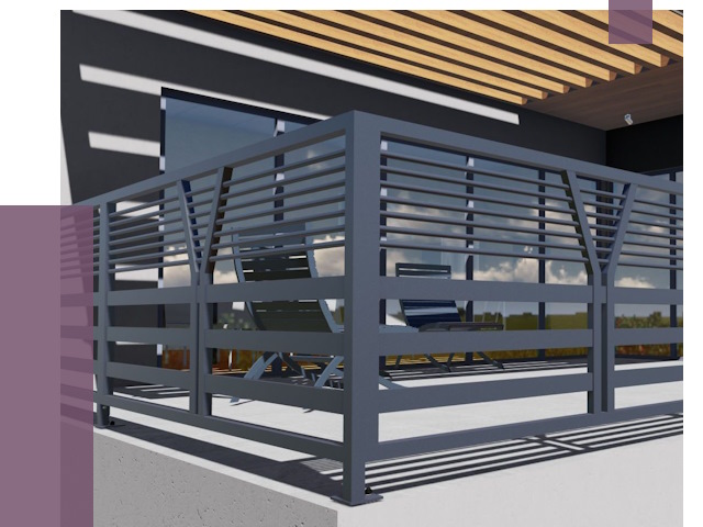 Изготовление балконных ограждений в Шелехове от 11251 руб. | ПРОЛЁТ-Шлх