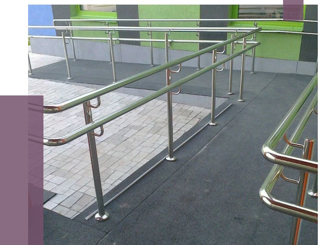 Ограждения пандусов в Шелехове от 4554 руб. монтаж | ПРОЛЁТ-Шлх