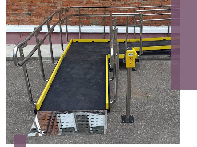 Изготовление наклонных пандусов для инвалидов в Шелехове