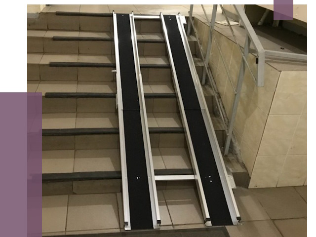 Установка пандуса в подъезд в Шелехове от 8358 руб. под ключ | ПРОЛЁТ-Шлх