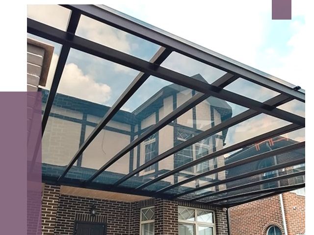 Навесы из поликарбоната в Шелехове от 9022 руб. под ключ — ПРОЛЁТ-Шлх