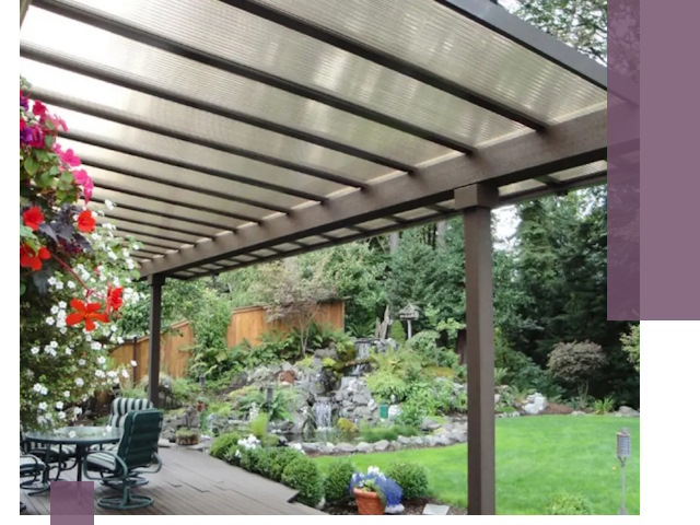 Навесы из поликарбоната под ключ в Шелехове быстро и надёжно