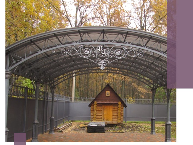 Кованые навесы премиум-класса под заказ в Шелехове