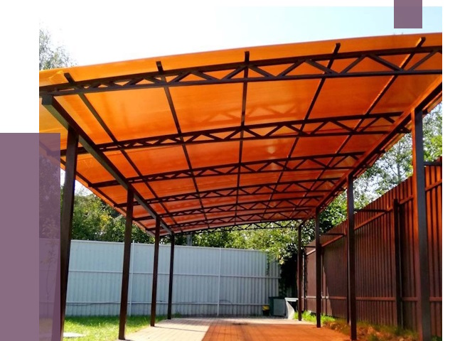 Односкатные навесы под ключ в Шелехове от 13769 руб. 