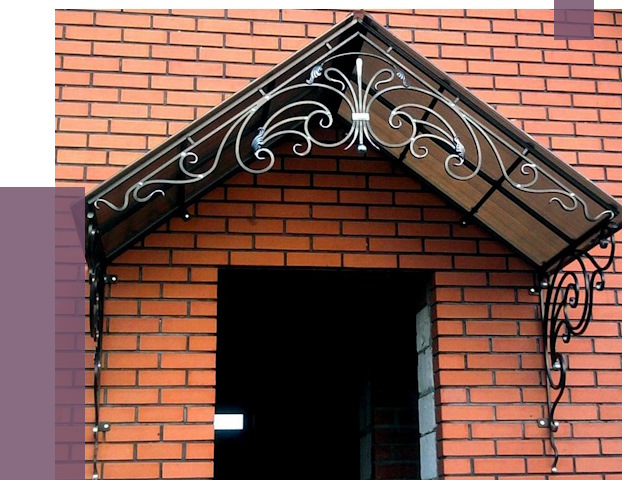 Металлические козырьки в Шелехове от 11197 руб. 