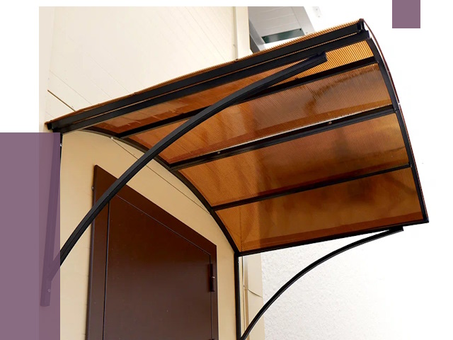 Недорогие козырьки в Шелехове от 7951 руб.  | ПРОЛЁТ-Шлх