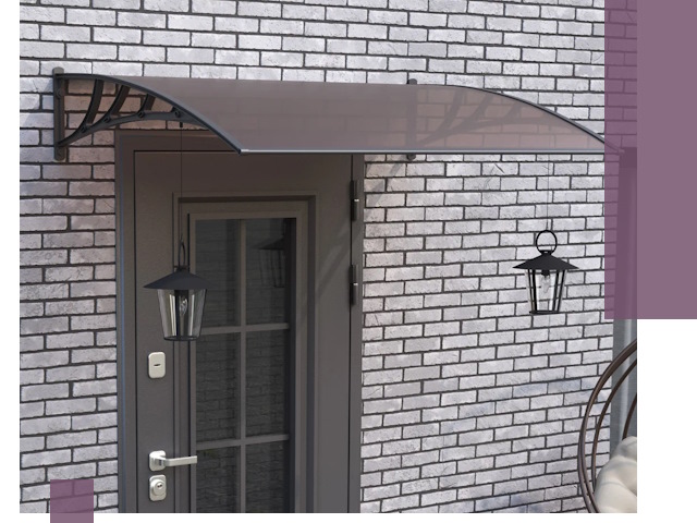 Недорогие козырьки и навесы под ключ в Шелехове