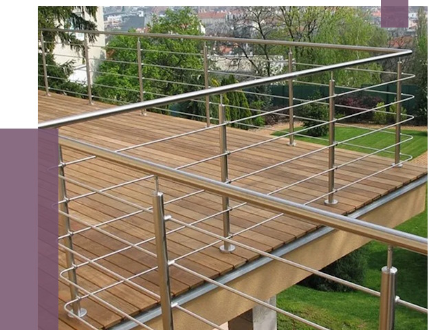 Алюминиевые парапеты в Шелехове под ключ от 8143 руб. 