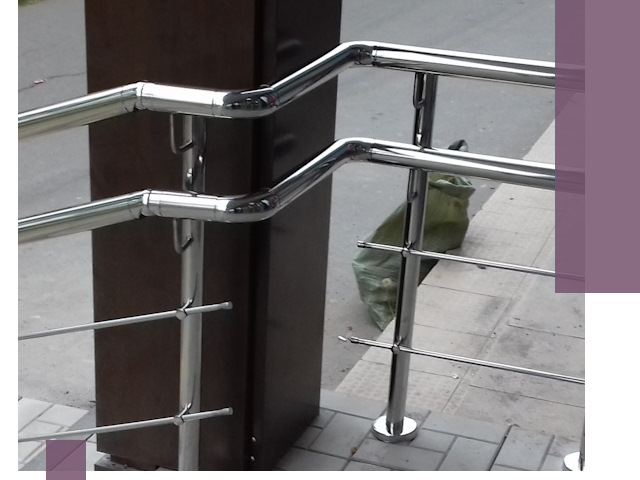 Монтаж поручней из нержавеющей стали в Шелехове качественно и быстро